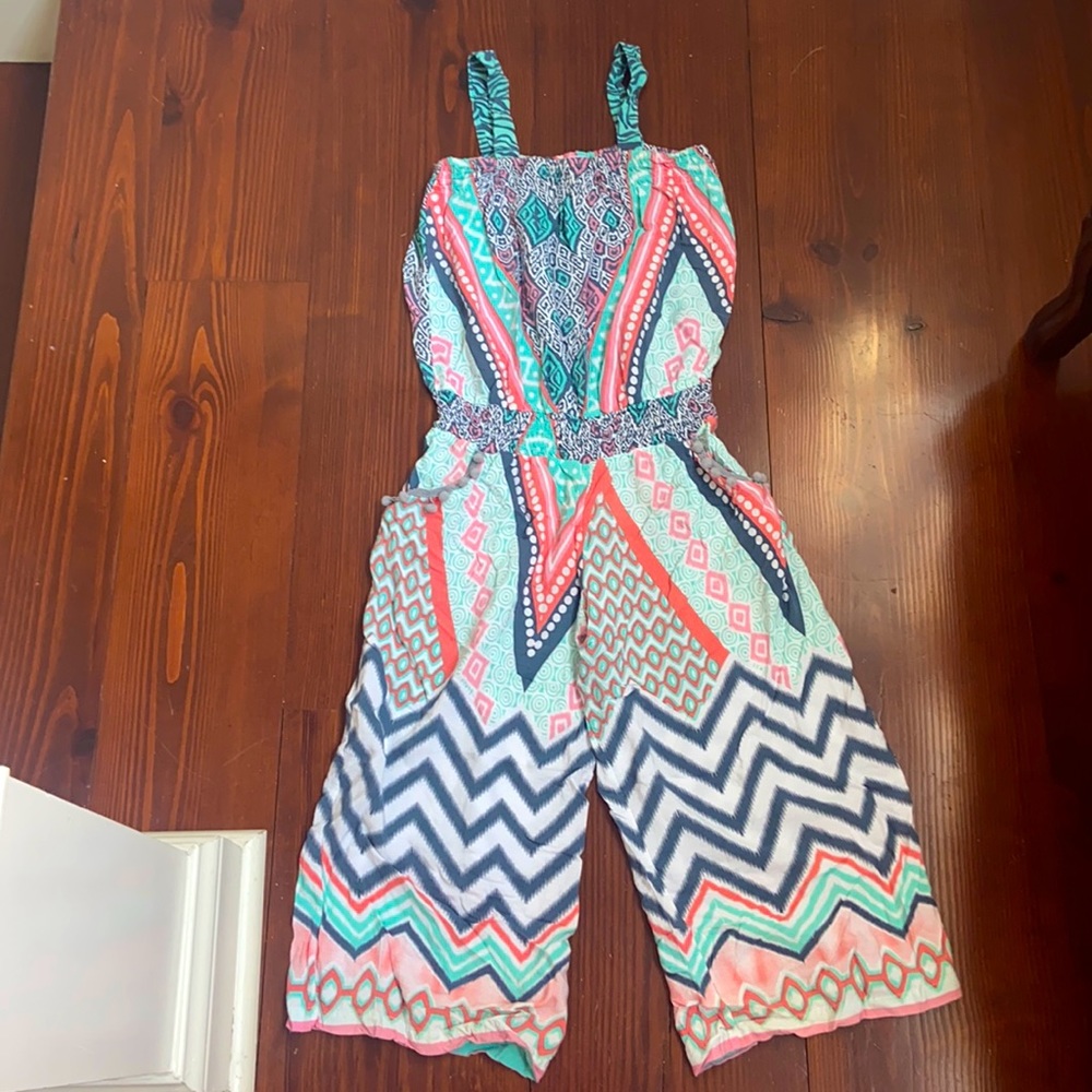 Joyous and free colorful jumpsuit.
